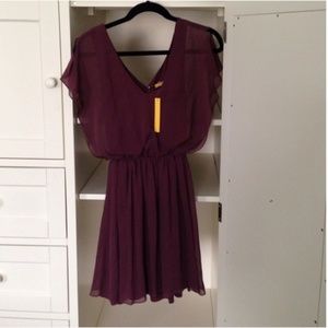 Alice + Olivia Mauve Mini Dress